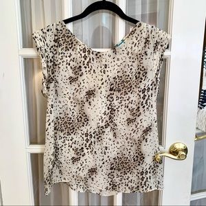 Alice & Olivia silk animal print blouse - Small